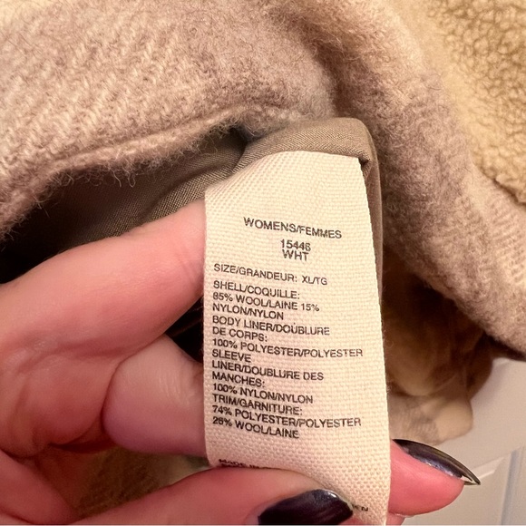 Woolrich Mill Wool Sherpa Jacket Size XL - Picture 9 of 9